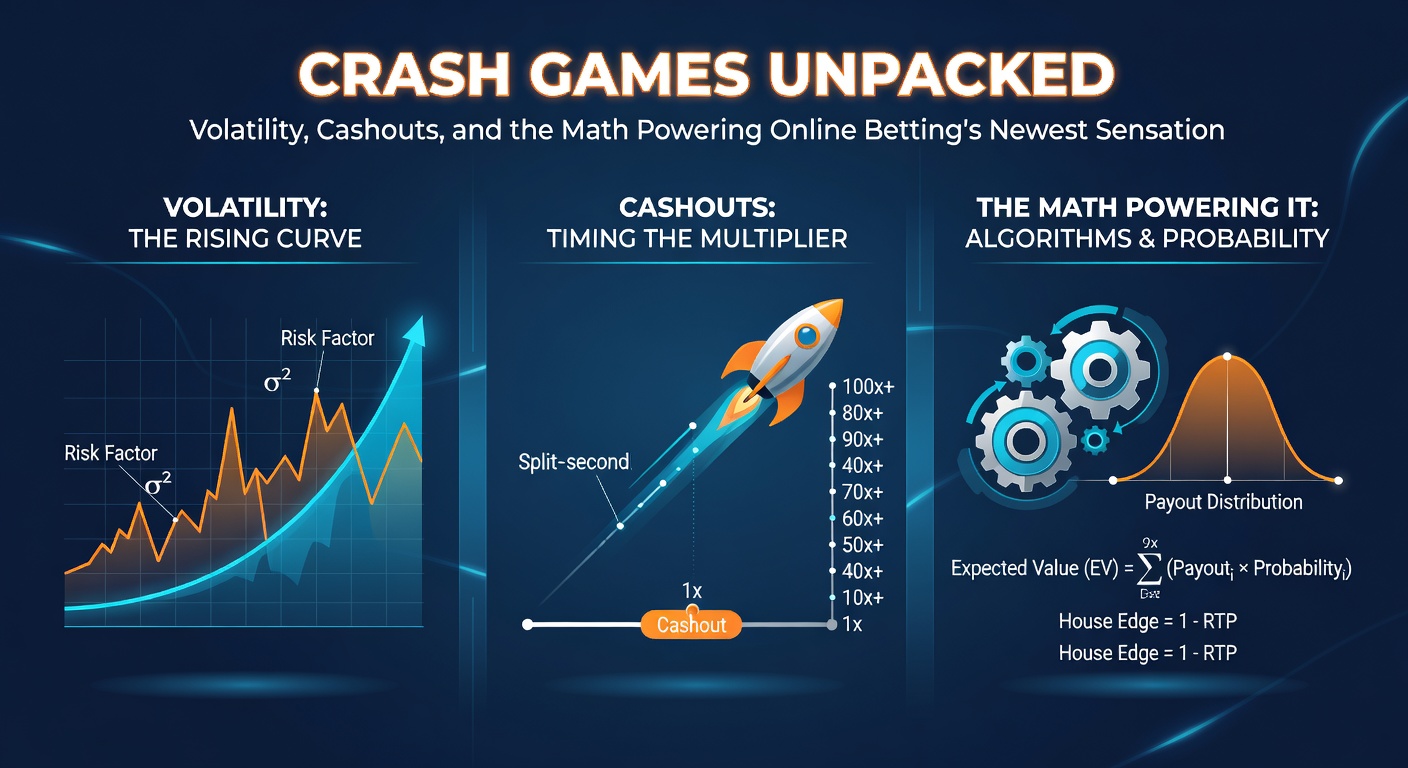 Close-up of a crash game interface mid-round, multiplier at 7.42x with a glowing cashout button and live player stats ticking in the background