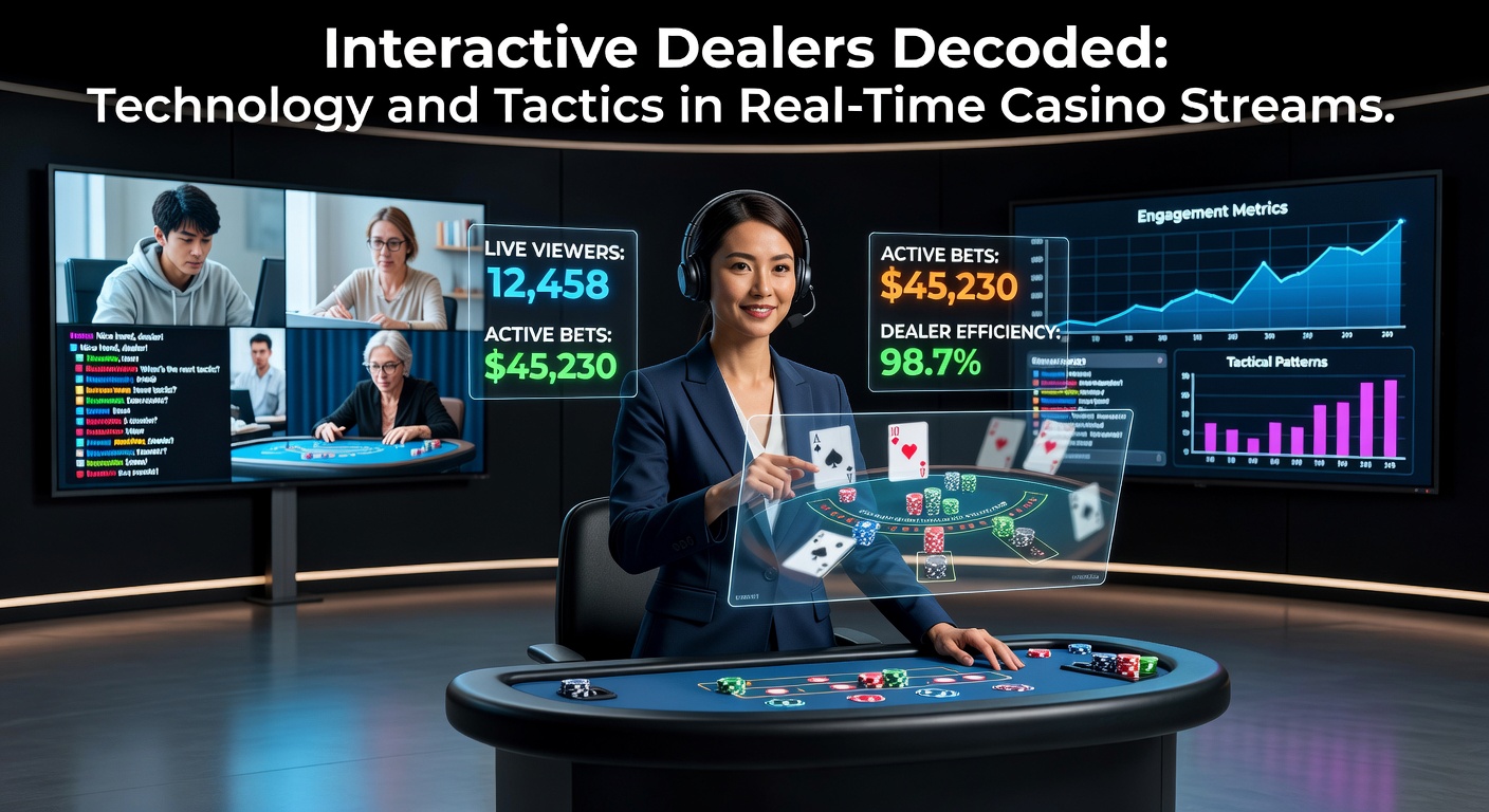 A professional live dealer at a high-tech casino streaming studio, surrounded by multiple cameras and screens displaying real-time player bets