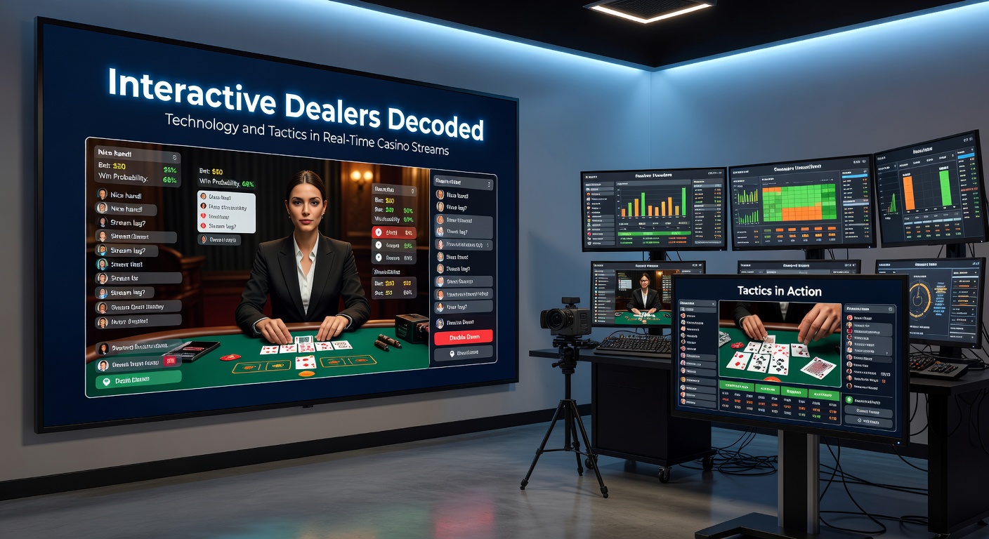 Close-up of a live dealer interacting with players via chat during a blackjack stream, with betting interface visible on screen