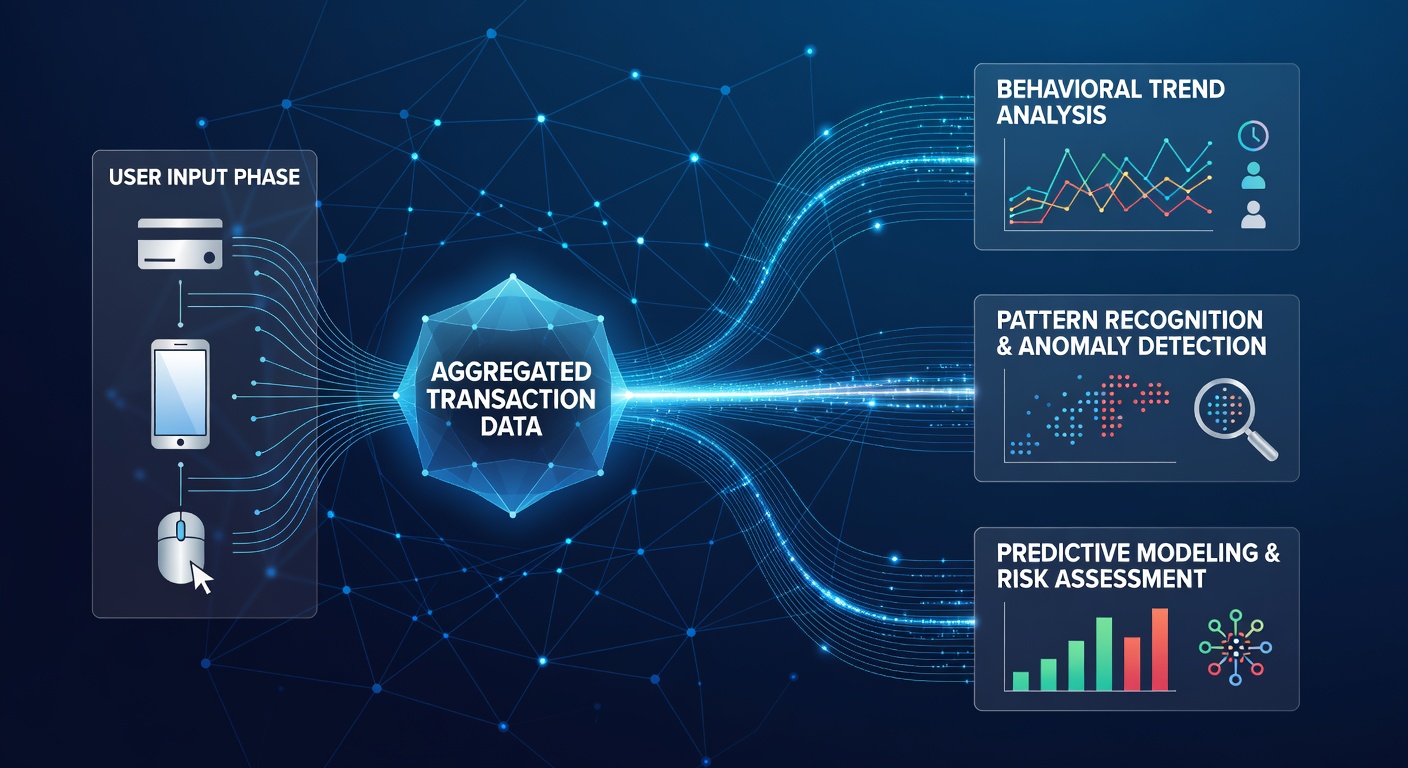Analysts reviewing behavioral trend graphs derived from electronic wagering transaction data