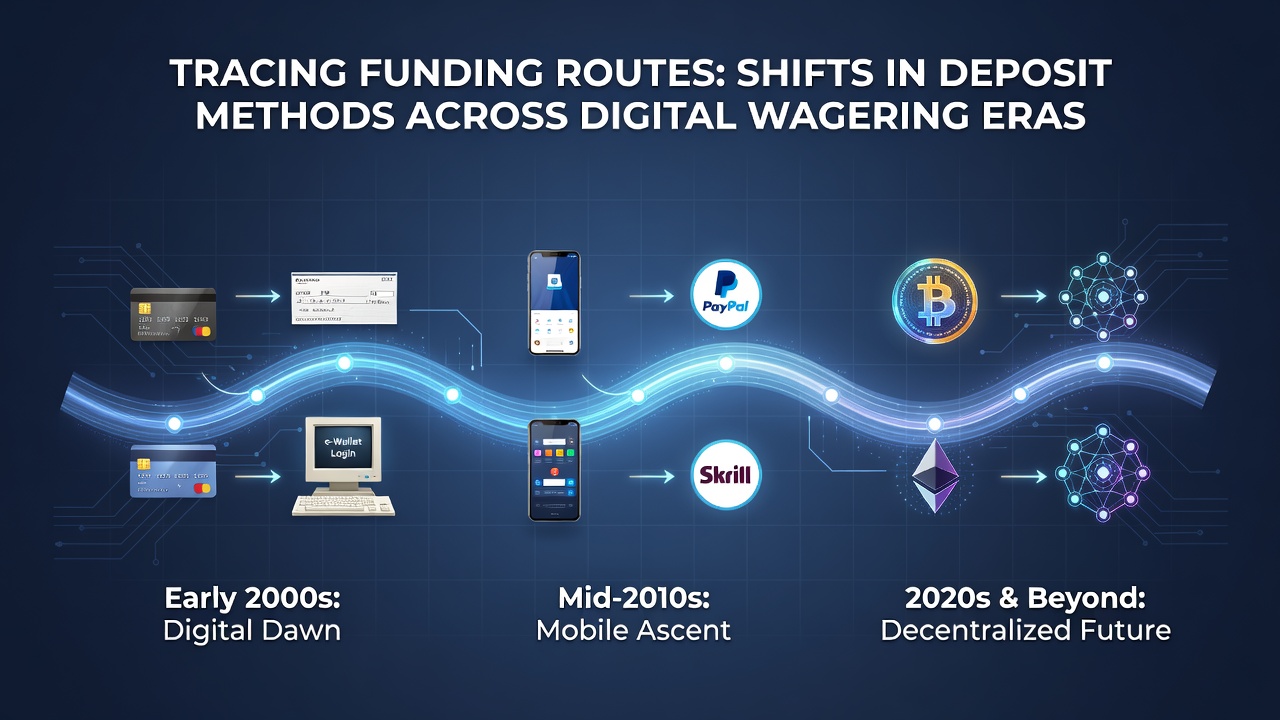 Modern digital payment interfaces showing e-wallet and cryptocurrency deposit options